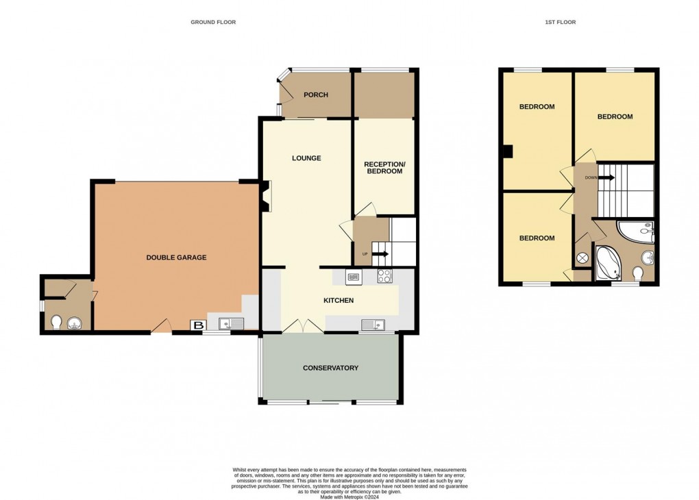 Floorplan for Claybourne Close, St. Austell