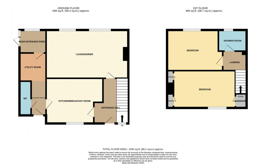 Floorplan for Boldventure Close, St. Austell