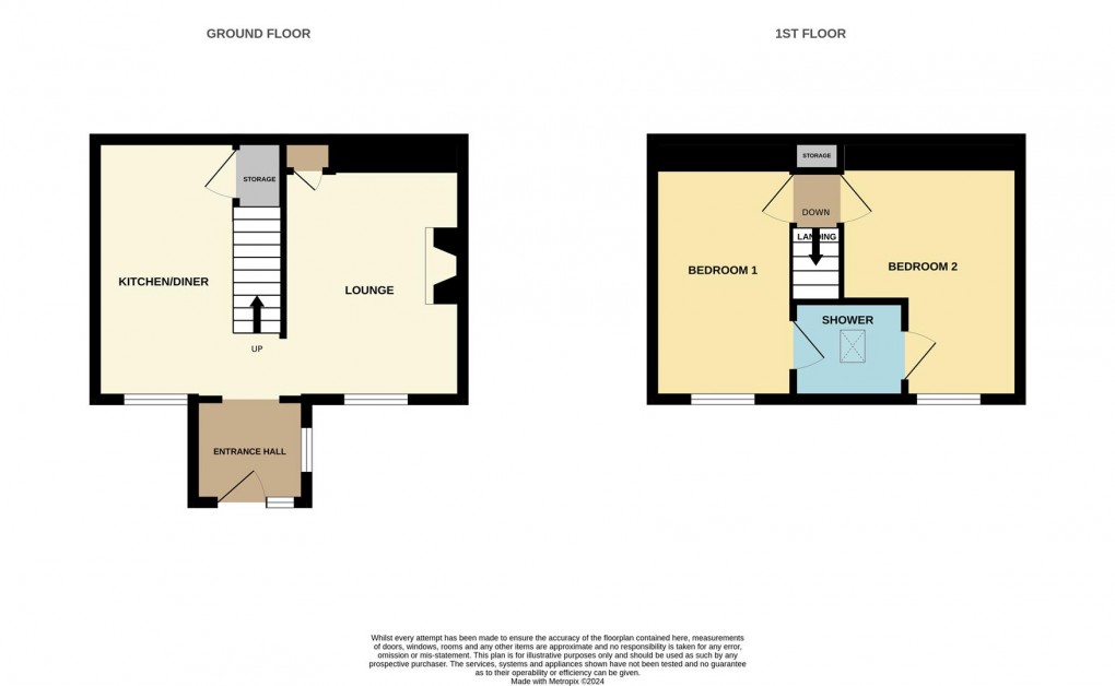 Floorplan for Peters Hill, High Street, St. Austell