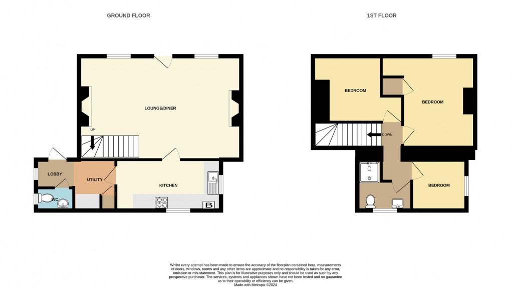 Floorplan for Biscovey Road, Par