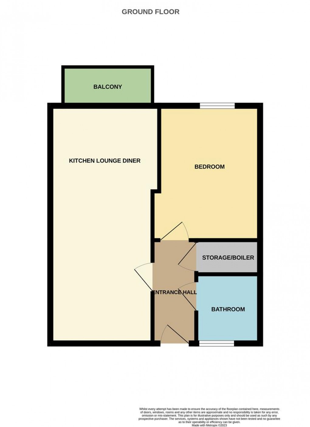 Floorplan for South Street, St. Austell