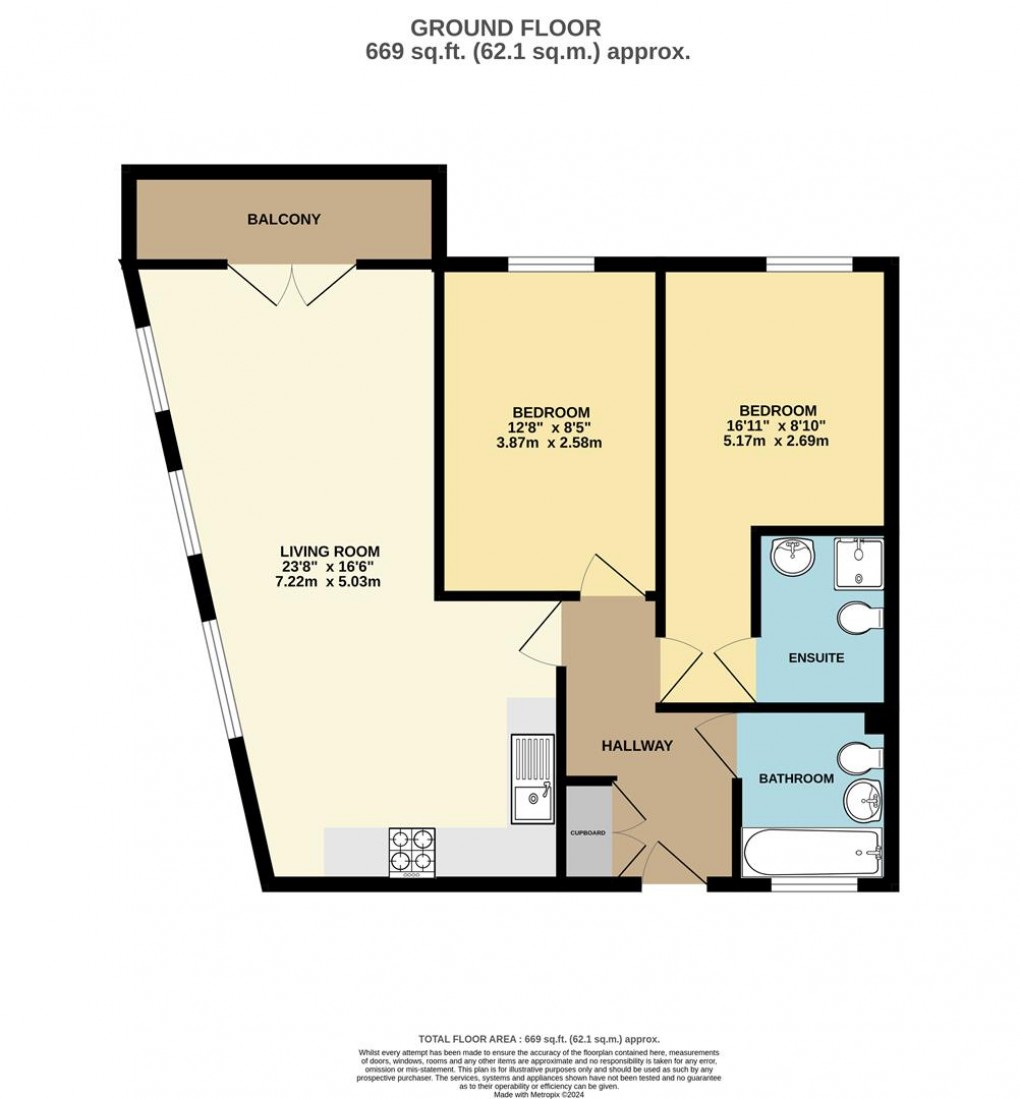 Floorplan for South Street, St. Austell