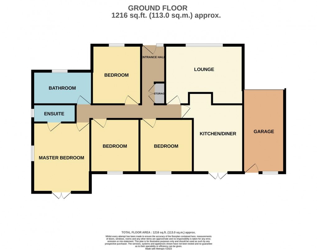 Floorplan for Kingfisher Drive, St. Austell