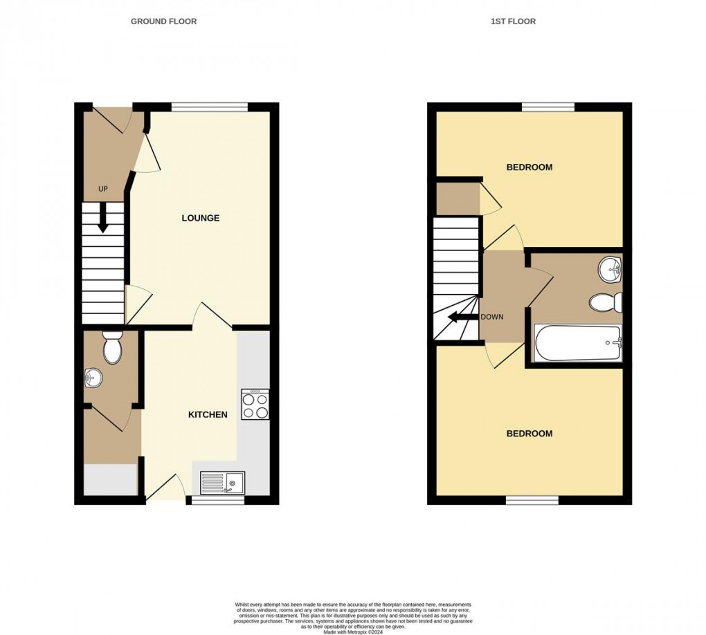 Floorplan for Goonbarrow Meadow, Bugle, St. Austell