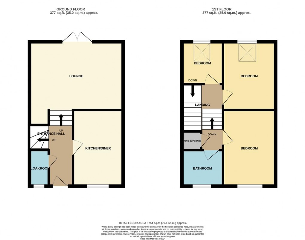 Floorplan for Hendra Heights, St. Dennis