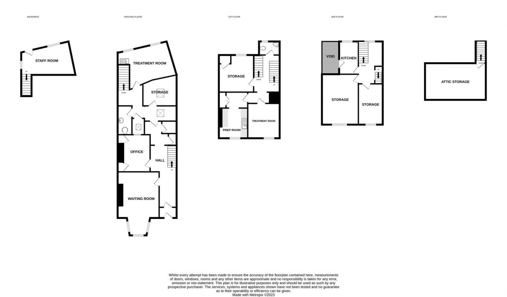 Floorplan for Truro Road, St. Austell