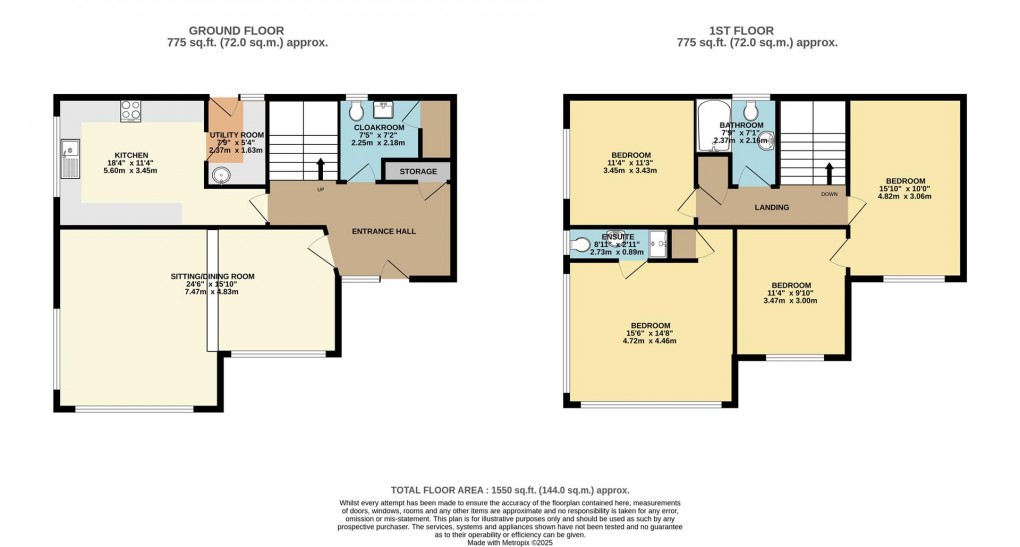 Floorplan for Townsend, Polruan, Fowey