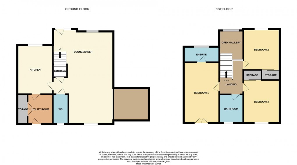 Floorplan for Trethurgy, St. Austell