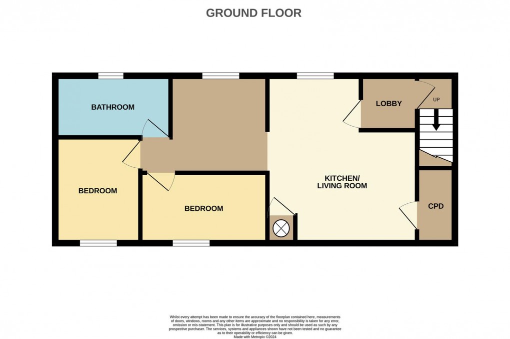 Floorplan for Blowing House Hill, St. Austell