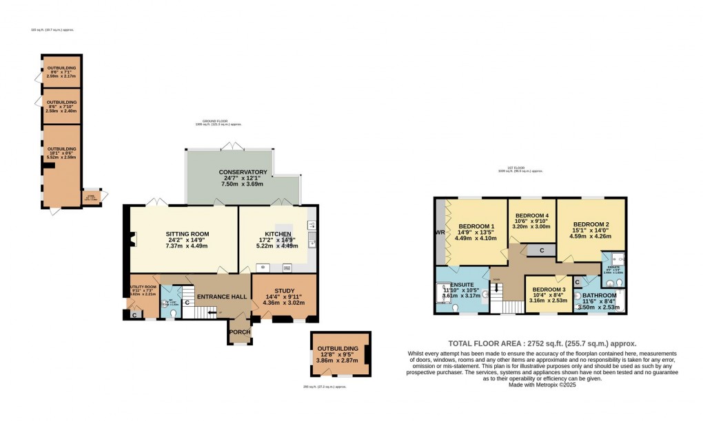 Floorplan for Polvillion Road, Fowey