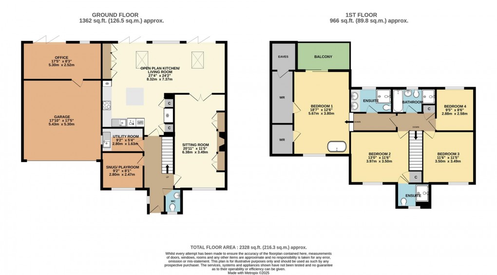 Floorplan for Du Maurier Drive, Fowey