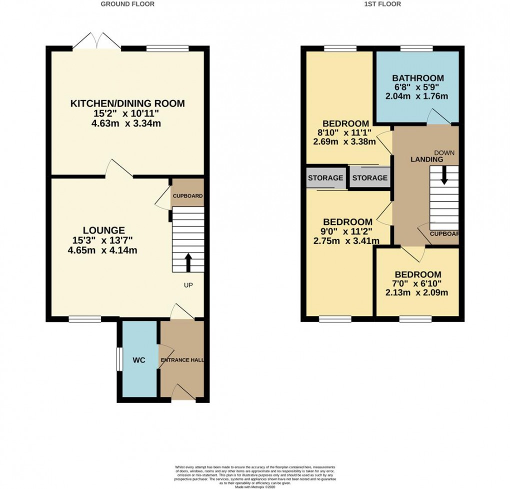 Floorplan for Zante, Bugle, St. Austell