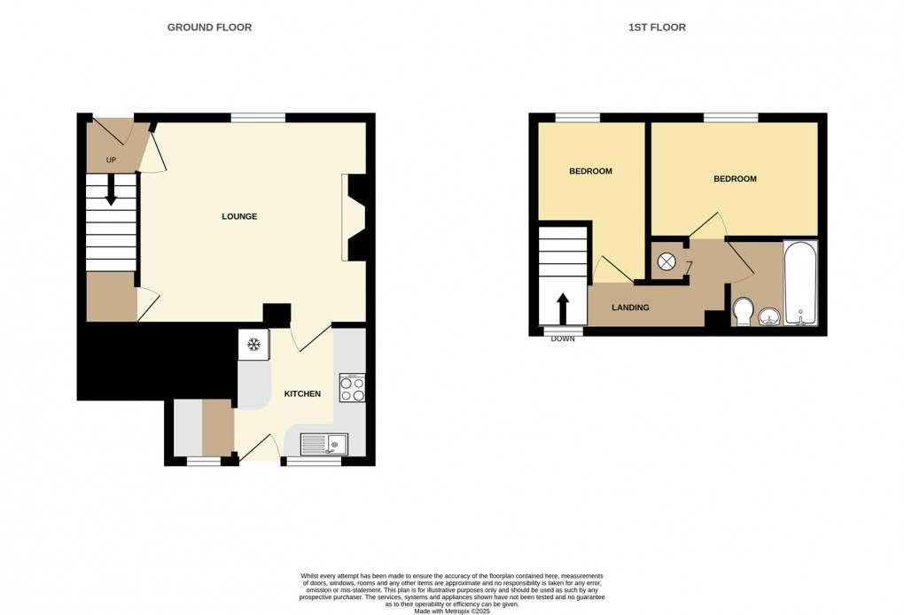 Floorplan for Sea View Terrace, Penwithick, St. Austell