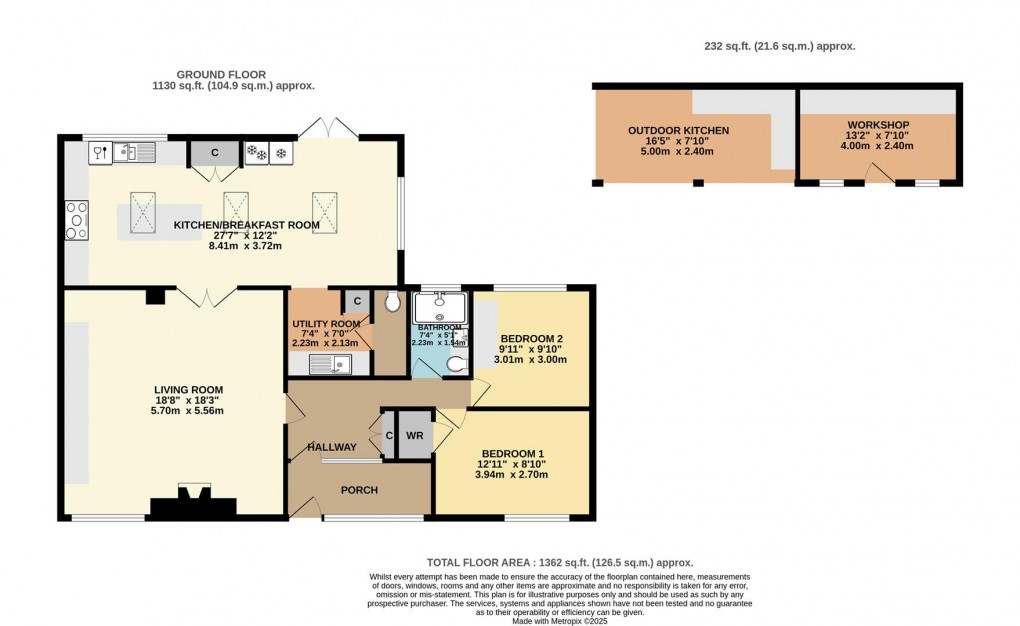 Floorplan for Cardwen Estate, Pelynt, Looe