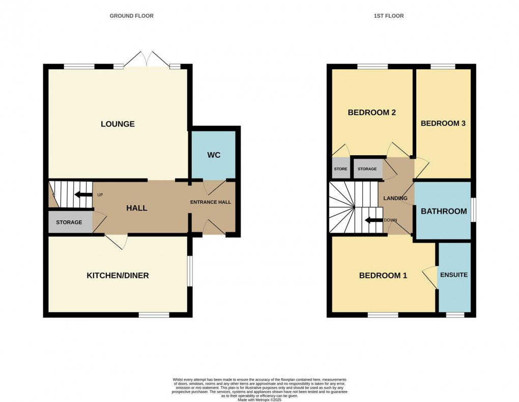 Floorplan for St Michaels Way, St Austell