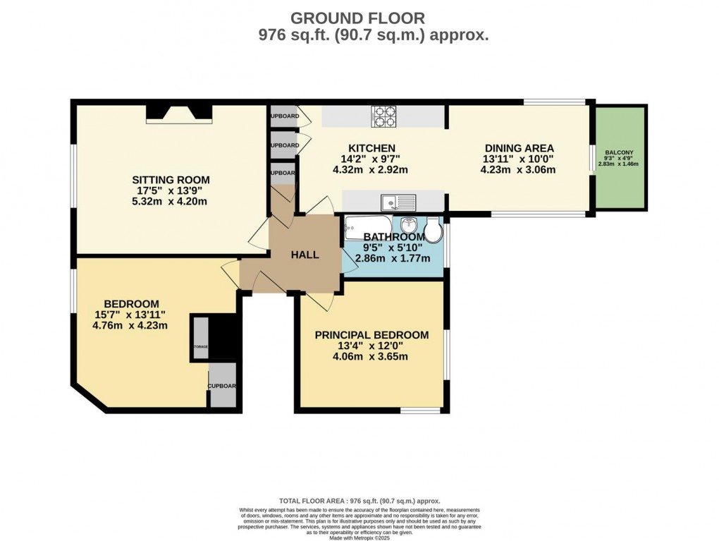 Floorplan for Trafalgar Square, Fowey