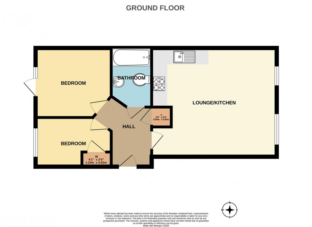 Floorplan for Station Road, Fowey